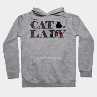 Cat Lady Hearts Hoodie